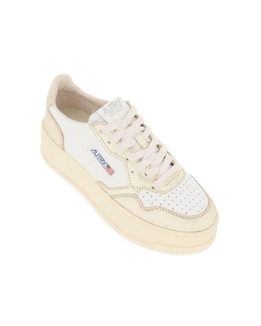 Sneakers Medalist Platform Low di Autry in White