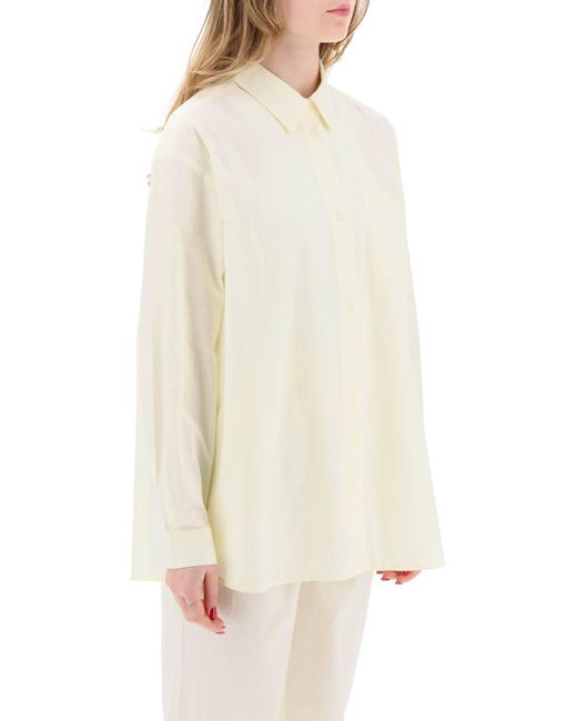 Skall Studio White "Oversized Organic Cotton Edgar Shirt