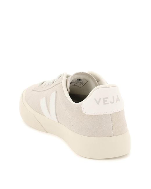 Veja Gray Chromefree Leather Campo Sneakers