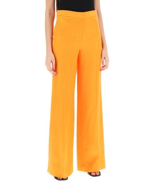 Stella McCartney Orange Flared Tailoring Pants