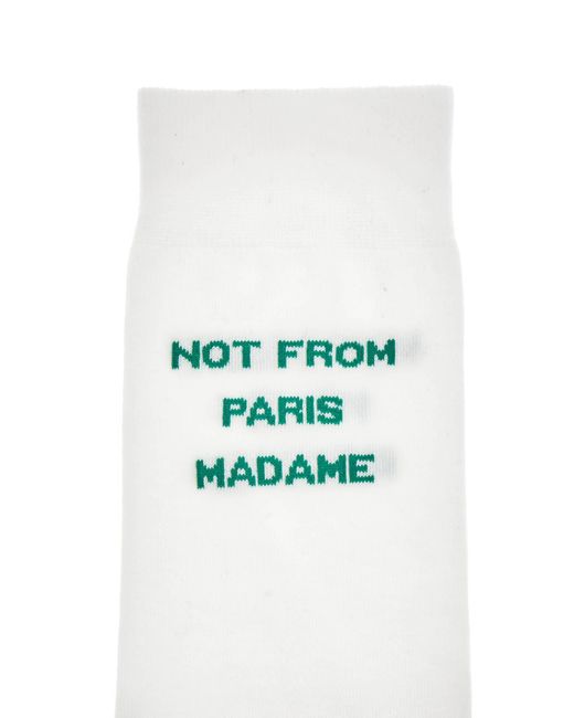 Drole de Monsieur Blue 'La Chaussette Slogan' Socks for men