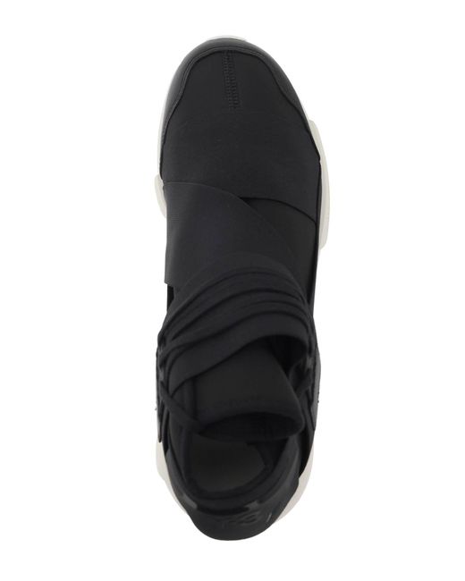 Y-3 Black Low Qasa Sneakers for men