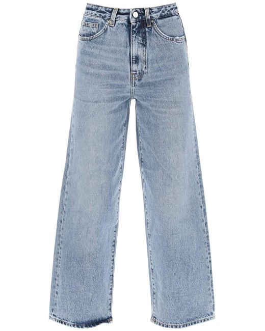 Jeans Flare Cropped di Totême  in Blue