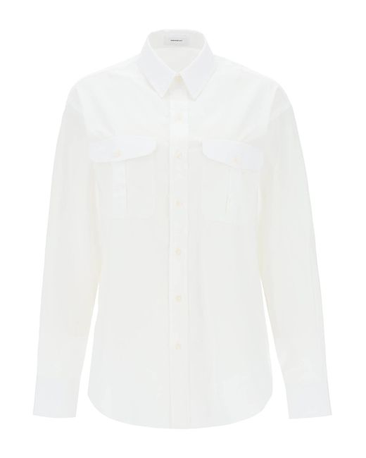 Wardrobe NYC White Maxi Shirt