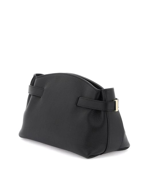 Ferragamo Black Small Hug Bag With Removable Strap
