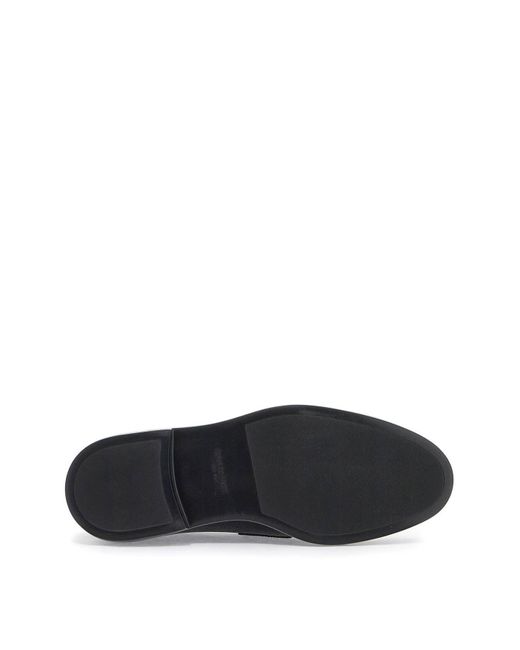 Thom Browne Black Leather Loafers for men