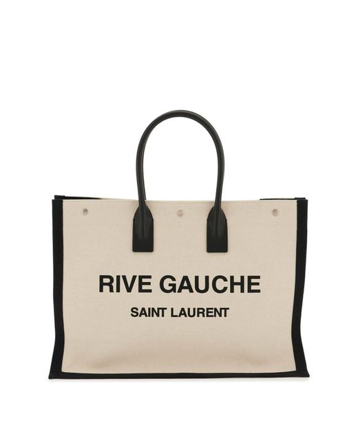 Borsa Tote Rive Gauche di Saint Laurent in Natural da Uomo