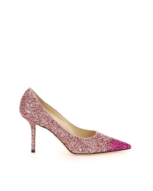 Jimmy Choo Leather Cass 95 Pumps in Pink,Fuchsia (Pink) - Save 14% ...