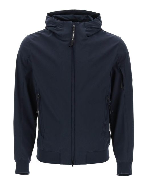C P Company Blue Hooded Jacket In C.p. Shell-r for men