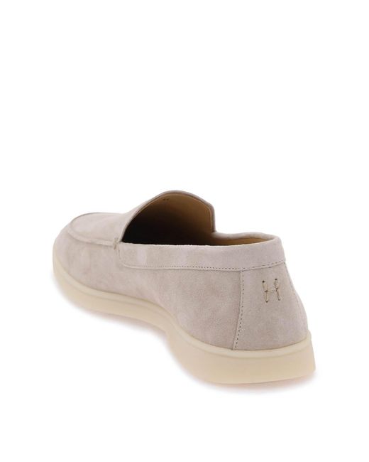 Henderson Natural Suede Loafers for men