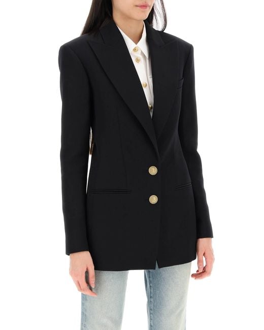 Balmain single hotsell button blazer
