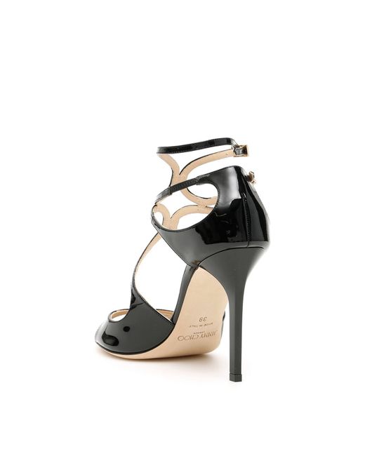jimmy choo lang black patent
