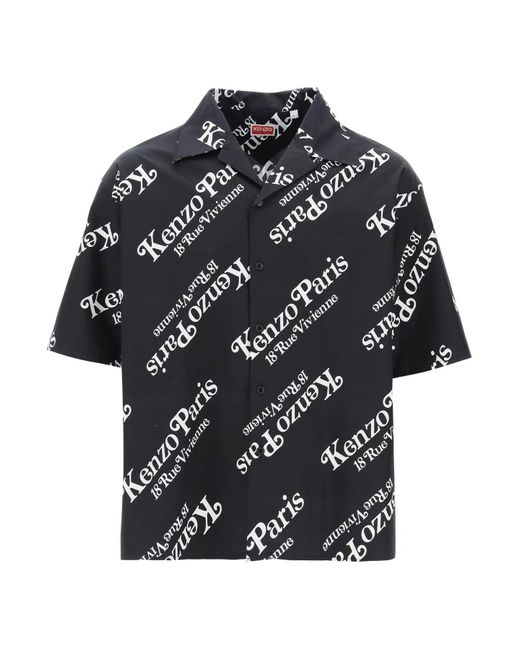KENZO Black ' By Verdy' Bowling Shirt for men