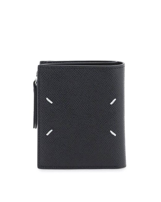 Maison Margiela Black Four Stitches Wallet