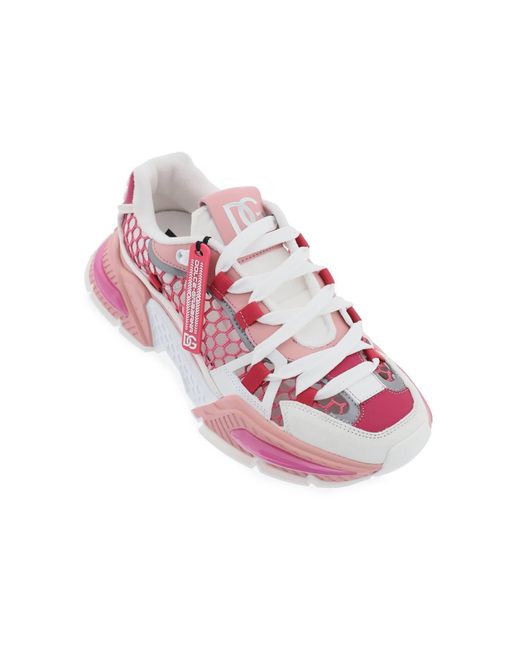 Dolce & Gabbana Pink Airmaster Sneakers