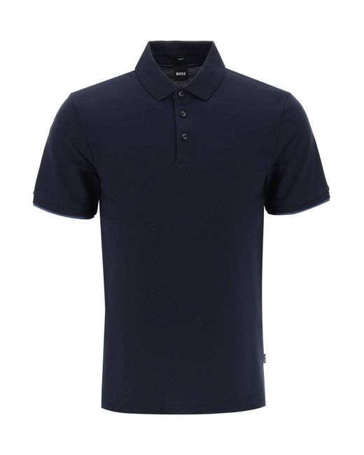 Boss Blue Phillipson Polo Shirt for men