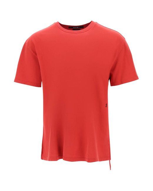 T Shirt '4 X4 Biggie' di Ksubi in Red da Uomo