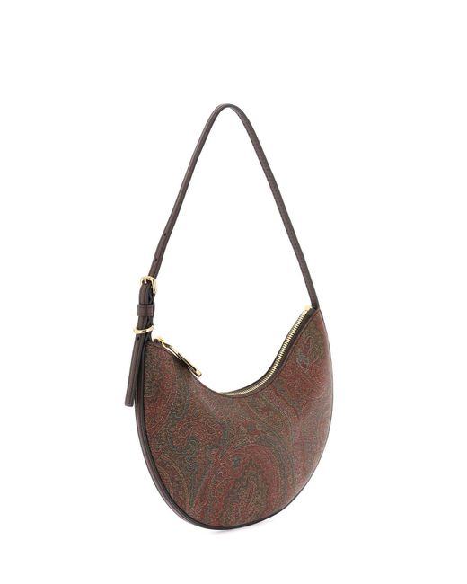 Etro Brown Small Essential Hobo Bag