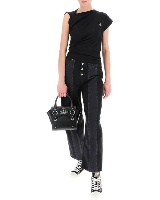 Vivienne Westwood Black 'betty' Medium Handbag