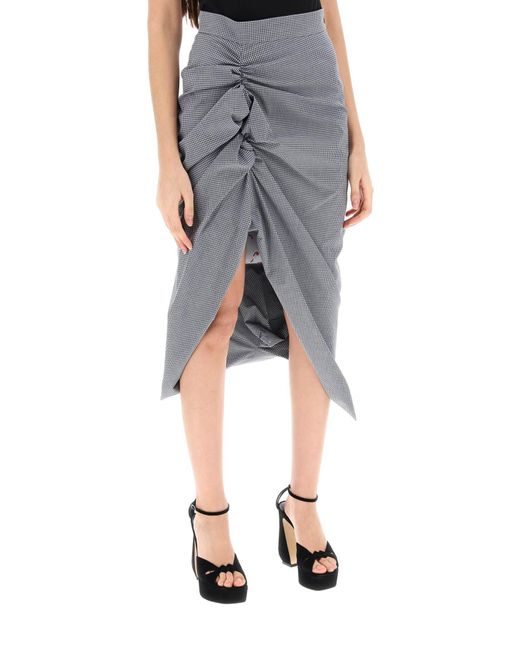 Vivienne Westwood Gray Panther Midi Skirt