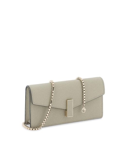 Valextra Gray Iside Clutch
