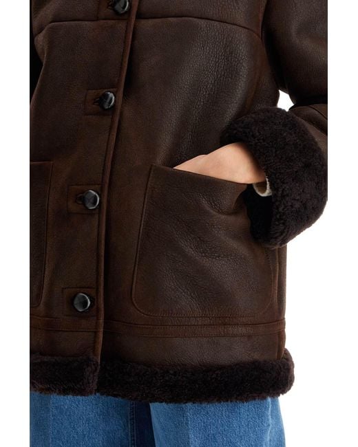 Weekend by Maxmara Brown 'Borbone' Shearling