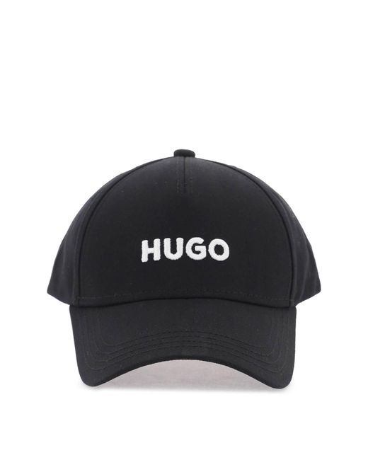 HUGO Black "Jude Embroidered Logo Baseball Cap With for men