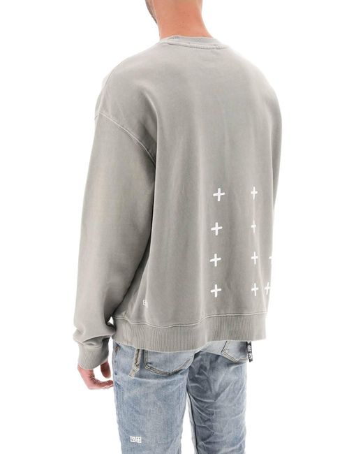 Ksubi Gray '4x4 BIGGIE' Sweatshirt for men