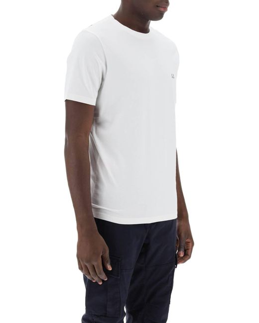 T-Shirt Con Stampa Goggle di C P Company in White da Uomo