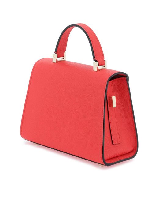 Valextra Red Iside Micro Handbag