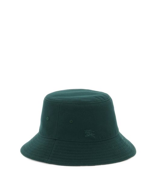 Burberry Green Cappello Bucket Reversibile