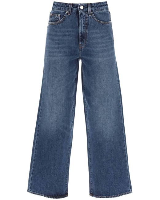 Jeans Flare Cropped di Totême  in Blue