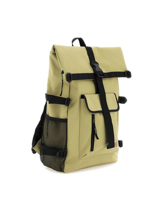 Carhartt Green "Phillis Recycled Technical Canvas Backpack for men