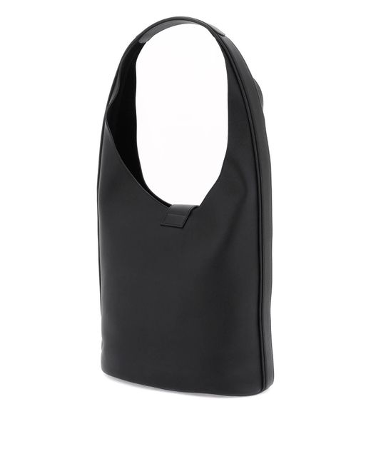 Ferragamo Black Leather Hobo Bag