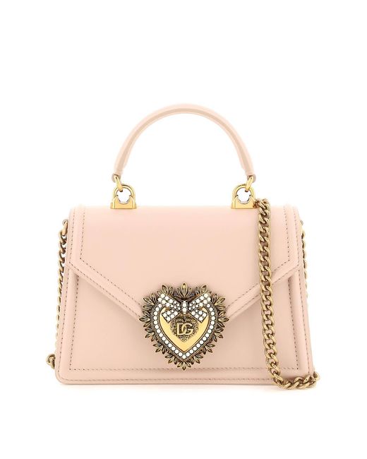 Dolce & Gabbana Pink Devotion Small Handbag
