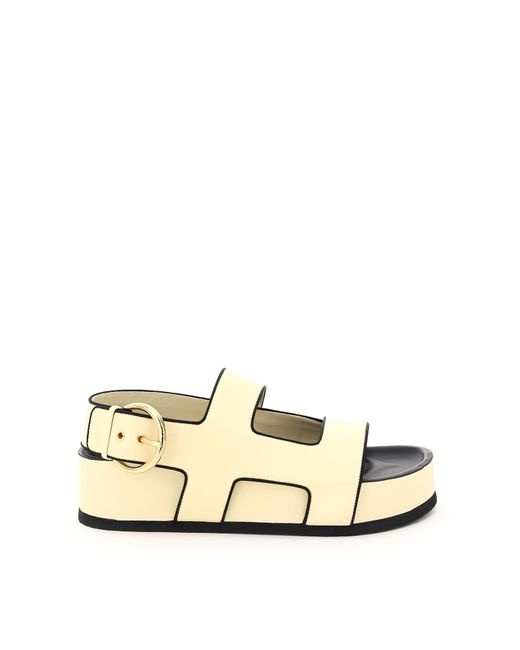 Neous Yellow Cher Sandals 36 Leather