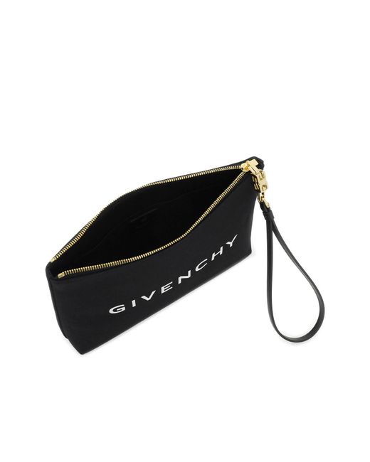 Givenchy Black Canvas Pouch