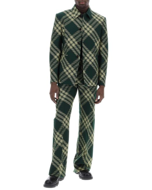 Burberry Green Workwear Pants for men