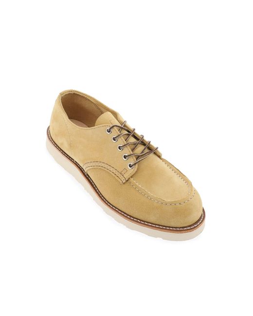 Red Wing Natural Wing Shoes Laced Moc Toe Oxford for men