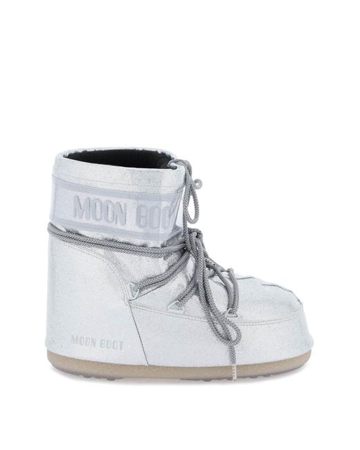 Moon Boot Icon Low Apres Ski Boots in Grey Lyst Australia