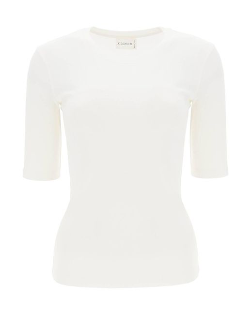 T-Shirt di Closed in White