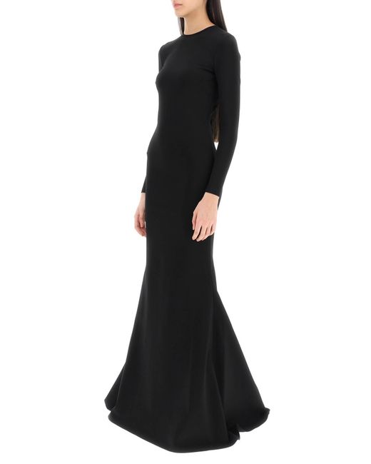 Balenciaga Black Mermaid Long Dress