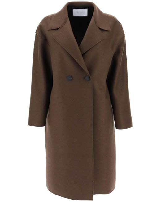 Harris Wharf London Brown Cocoon Coat