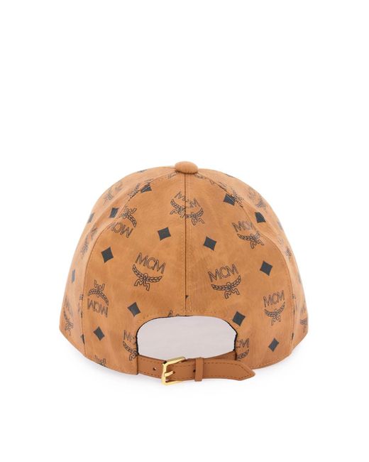 Mcm shop leather cap