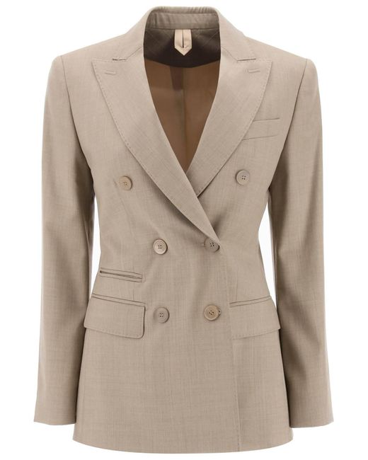 Max Mara Natural Nandina Double-Breasted Blazer