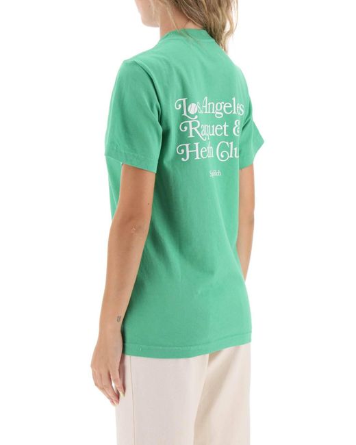 T Shirt 'La Racquet Club' di Sporty & Rich in Green