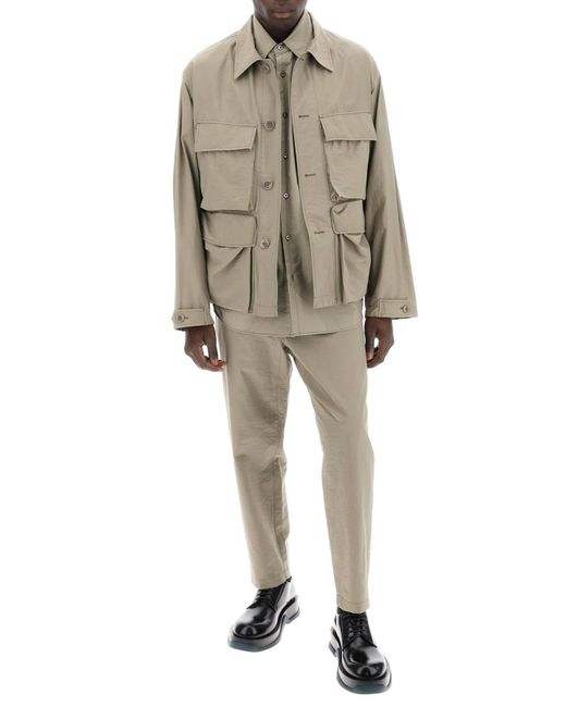 Lemaire Natural Lightweight Multi-Pocket Jacket for men