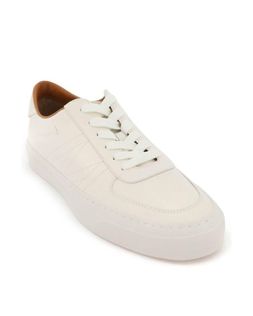 Moncler White Monclub Sneakers for men