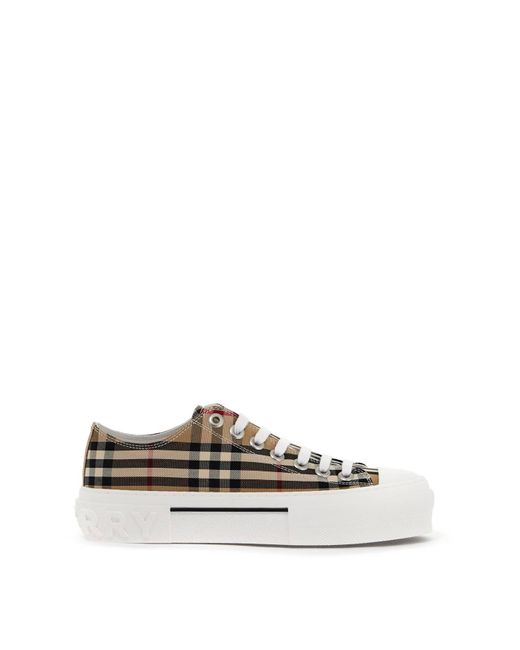 Sneakers Basse Vintage Check di Burberry in White