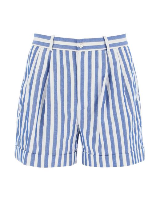 Polo Ralph Lauren Blue Striped Shorts